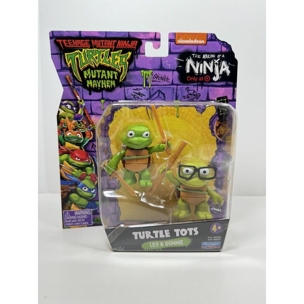 TMNT Teenage Mutant Ninja Turtle Mutant Mayhem Leo Donnie Tots 83347